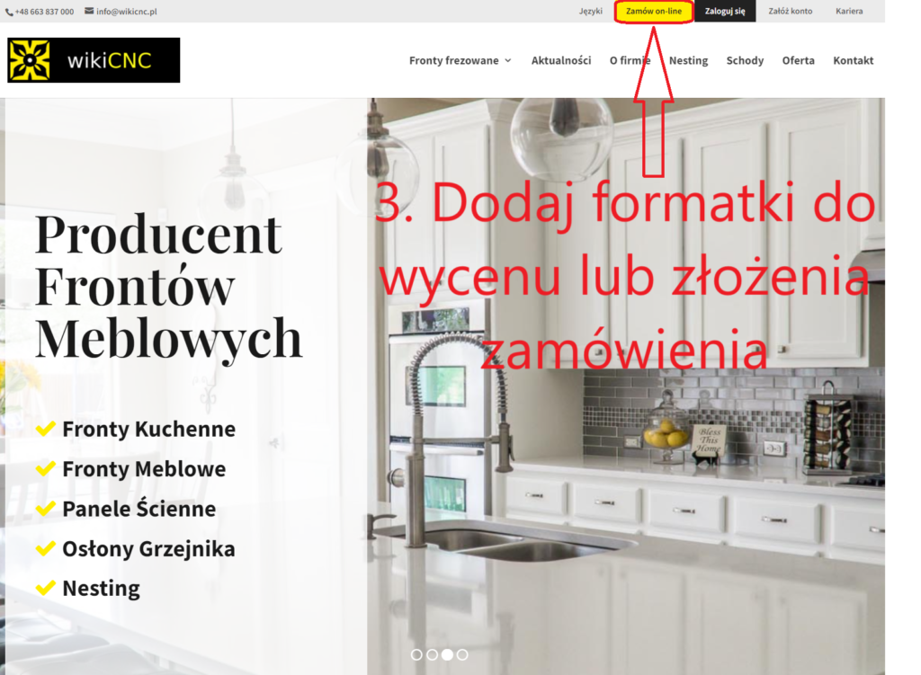 instrukcja zakladania konta wikiCNC 3 | Fronty Kuchenne - Fronty Meblowe - Fronty Frezowane - Fronty Lamele - Fronty Ryfle | #wikiCNC